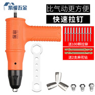 電動鉚釘槍轉(zhuǎn)換頭鋁合金拉釘槍鉚釘機(jī)拉氣動抽芯柳丁槍螺母拉釘槍 一體式 塑料外殼 槍頭 一體式 塑料外殼+麻花鉆+100拉X