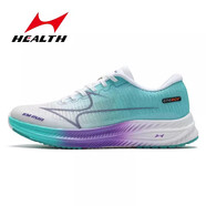 海爾斯男士運動(dòng)輕便跑步鞋慢跑鞋女子馬拉松鞋透氣排汗訓練鞋夏 5888水青色偏小，要放大一碼 37 37