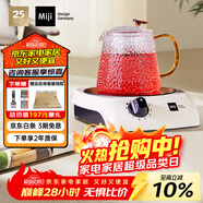 米技（MIJI）電陶爐電磁爐 德國米技爐 精致小巧 電煮茶爐 圍爐煮茶 家用辦公便攜小型茶爐 I900白色 900W