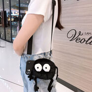 MARMOTER斜挎零錢(qián)包適用蘋(píng)果iphone1312ProMax手機殼蘋(píng)果11背帶掛繩8plus新款蘋(píng)果16pro保護套蘋(píng)果16promax 黑煤球零錢(qián)包+斜挎繩軟殼防摔套 iPhone6sPlus