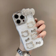 lieve適用可愛(ài)KT貓華為nova14pro手機殼p80/70/60防摔mate70/60/50保護套女 公主閃鉆KT貓+蝴蝶結 華為nova10