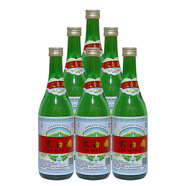 太白酒50度太白酒 普太白酒 綠瓶固態(tài)法白酒 50度 500mL 6瓶