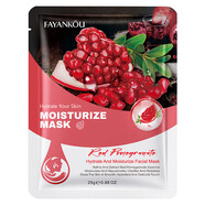SADOER全英文FAYANKOU植物面膜25gFacial mask 面膜跨境批發(fā) pomegranate紅石榴面膜25g[