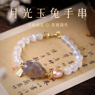 鳳凰涅磐白月光手鏈女款串珠轉運珠手串首飾平安護身符時(shí)尚飾品生日禮物女 玄天【手鏈】長(cháng)石