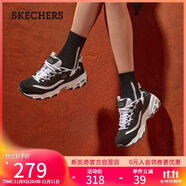 斯凱奇（Skechers）女鞋秋季厚底老爹鞋百搭熊貓鞋軟底舒適外穿休閑運動鞋11959