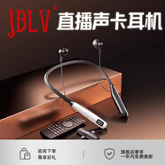 JBLV柏林之聲新款無(wú)線(xiàn)便攜直播藍牙耳機自帶聲卡主播專(zhuān)用手持麥克風(fēng)全套 晨霧白