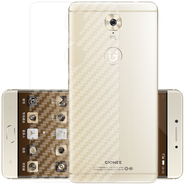 拓蒙金立M6/GN8003鋼化膜手機高清防爆抗藍光玻璃保護膜全屏幕水凝軟性膜碳纖維后背殼軟貼膜 碳纖維皮紋后膜*單片裝