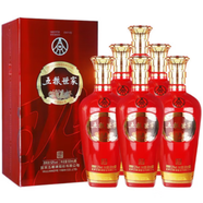 五糧液五糧世家珍品39度濃香型白酒500ML 39度 500mL 6瓶