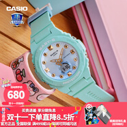 卡西歐（CASIO）【送禮物】女手表BABYG多彩夏日BGA-320海洋系運動學生電子表 BGA-320-3APR夏日海洋藍