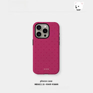 新款芭比粉波點(diǎn)iPhone16 Pro Max手機殼韓國進(jìn)口菲林二合一15pro 上新-芭比粉 二合一 iPhone 16 Pro Max