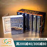 英文原版 冰與火之歌 前傳A Song of Ice and Fire 精裝皮革收藏版 盒裝 Game of Thrones 權利的游戲 美劇原小說(shuō) 喬治馬丁 綠山墻 權力的游戲 7冊 盒裝