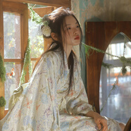 馨悠潔山鳥(niǎo)和色春季蕾絲和服 蝶與花 改良和服 寫(xiě)真影視服化道cos服 花色蕾絲蝴蝶留袖 S