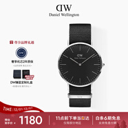 丹尼爾惠靈頓（DanielWellington）DW手表北歐風(fēng)簡(jiǎn)約男士手表40mm尼龍帶石英表圣誕禮物DW149