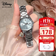 迪士尼（Disney）女款手表簡約時尚ins風輕奢鋼帶腕表高級實用女士手表生日送女生