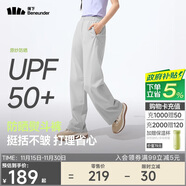 蕉下（beneunder）速干直筒褲女士運動(dòng)休閑長(cháng)褲子通勤冰絲防曬褲DS849 25春夏新款