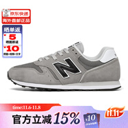 NEW BALANCE 新品男鞋女鞋時尚百搭運動跑步鞋 輕便復(fù)古透氣休閑鞋 灰黑色ML373CG2 44