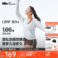蕉下（beneunder）防曬衣女春夏涼感防紫外線新款A(yù)L818銀河灰M