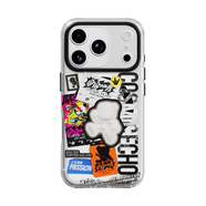 魅族（meizu）PANDAER GOGOGO 妙磁抗菌手機殼 宇宙回音 適用于iPhone 17 Pro 精孔設計 IML印刷 全包結構 磁吸