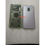 三星智家適配三星A8 2018版玻璃后蓋A530電池蓋A730手機后殼外殼背蓋拆機 A730黑色后蓋廠(chǎng)帶鏡圈