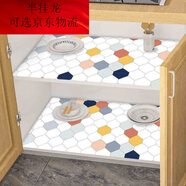 鞋柜保護膜櫥柜防油貼可粘墊紙抽屜防水防潮墊廚房貼紙桌面鞋柜衣 -燈火闌珊-[易擦防油污]-亮面 寬:61厘米長(cháng):10米長(cháng)[贈工具
