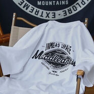 得韻得潤100%純棉夏季日系復古印花T恤短袖男士潮牌寬松體恤半袖潮流港風(fēng) 白色菱形字母 S