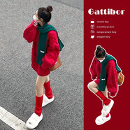 園翌過(guò)新年戰袍穿搭紅色毛衣裙內搭裙子女秋冬2025中長(cháng)款毛衣裙 紅色毛衣【新年紅衣服/過(guò)年戰袍/跨年穿搭/過(guò)年服女 S 40/45kg 【收藏加購享運費險  現貨速發(fā)