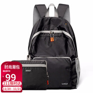 高爾夫（GOLF）雙肩包男女可折疊電腦背包書(shū)包14英寸輕便戶(hù)外旅行包旅游運動(dòng)登山