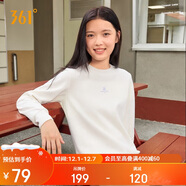 361°衛衣女秋冬季加絨外套運動(dòng)休閑圓領(lǐng)長(cháng)袖套頭衫上衣662344801D-1