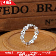 詩(shī)筠（SHIJUN）足銀戒指9999純銀銅錢(qián)開(kāi)口女時(shí)尚百搭2025年銀飾食指無(wú)名指 進(jìn)寶 開(kāi)口可調節