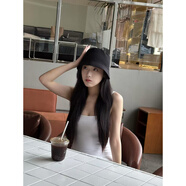 LULU露露家新款運動(dòng)吊帶連衣裙面料純色休閑后背鏤空設計吊帶連衣裙 白色 XS 2