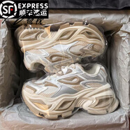 鷺枕老爹鞋男厚底增高2025秋季莆田異瞳貓眼潮牌情侶復古運動(dòng)休閑鞋子 米色[專(zhuān)柜旗艦]異瞳 36