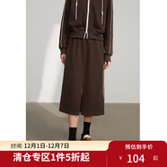 獨束大碼女裝休閑撞色衛衣套裝女秋冬新款微胖mm顯瘦搭配 半身裙 3XL