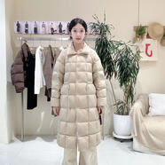 Jessy line女士?jì)?yōu)雅時(shí)尚羽絨服443108086 卡其 M