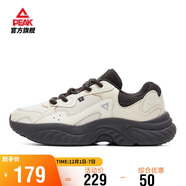 匹克小胖鞋2.0休閑鞋男鞋秋季復古增高厚底老爹鞋黑色運動(dòng)鞋DE440371