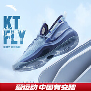 安踏KT3 team｜籃球鞋男秋冬季湯普森防滑減震男戶(hù)外實(shí)戰比賽運動(dòng)鞋子 【KT FLY】瀑布藍/年代藍-2 44.5