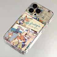 閃魔適用iPhone16promax手機殼蘋(píng)果15華為mate60小米13pro新款Pura70 太空殼-透明-TDL尼克朱迪YGZ3009 OPPOA2