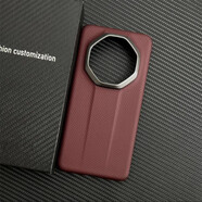 適用華為Mate70RS手機殼非凡大師60RS凱夫拉保護套全包磨砂硬殼 暗紅小米格全包 華為Mate 70RS