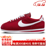耐克（NIKE）Cortez 舒適輕便防滑耐磨 低幫 休閑跑步鞋 女款 紅色 紅色 35.5