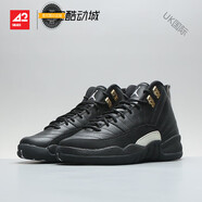 耐克（NIKE）（NIKE）Air Jordan 12 AJ12 金扣黑金高幫籃球鞋153265-013 3號XCHE倉 153265-013假一 36