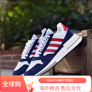 阿迪達斯 （adidas）（adidas）三葉草ZX500 悟空爆米花春秋網(wǎng)面軟彈男女軟底透氣輕盈 藍紅 39