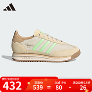 阿迪達(dá)斯 （adidas）三葉草女鞋休閑鞋 秋季新品SL 72經(jīng)典運(yùn)動(dòng)鞋「T頭鞋」板鞋 JR0092/奇妙白/淺熒光綠/柔和棕 36.5