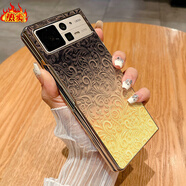 小米（MI）【品質(zhì)原裝】適用小米mix fold4手機殼mix fold3新款fold2折疊屏 古典金色浮雕花紋P2152 小米MIX_Fold4