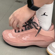 阿迪達斯（adidas）男鞋2025冬季新款AIR JORDAN 40 PF籃球鞋實(shí)戰運動(dòng)訓練鞋 HM9932-600粉色 42