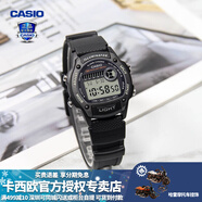 卡西歐（CASIO） 男表女表卡西歐手表男女情侶表學(xué)生時(shí)尚運動(dòng)表太陽(yáng)能雙顯電子表 W-220H-1AVDF酷小黑