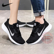 耐克（NIKE）男鞋女鞋情侶款運動(dòng)鞋休閑鞋復古老爹鞋潮鞋子緩震透氣網(wǎng)面跑步鞋 赤足11代-情侶系列-黑白 36