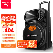 山水（SANSUI）A12-66 12吋廣場(chǎng)舞音響 戶外音響卡拉ok重低音藍(lán)牙音響 便攜式K歌移動(dòng)舞臺(tái)拉桿音箱大功率擴(kuò)音器 基礎(chǔ)版（12寸重低音+無麥）