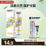 兩面針（LMZ）卓效清新護(hù)齦牙膏 養(yǎng)齦健齒 持久清新口氣 1支170g 桂花香