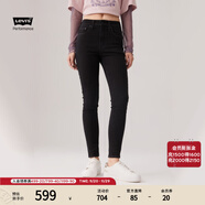 Levi's商場(chǎng)同款 李維斯冬暖系列女士721緊身高腰牛仔褲18882 黑色 26 (28)