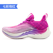 玩覓（ONEMIX）輕甲碳板跑鞋競速PB馬拉松減震運動(dòng)鞋男跑步鞋女 七彩玫紅 41