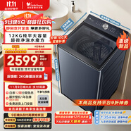 小天鵝（LittleSwan）波輪洗衣機(jī)全自動(dòng)【TB12U2】水魔方防纏繞 超微凈泡 12公斤大容量 純平 家電國家補(bǔ)貼20% 以舊換新